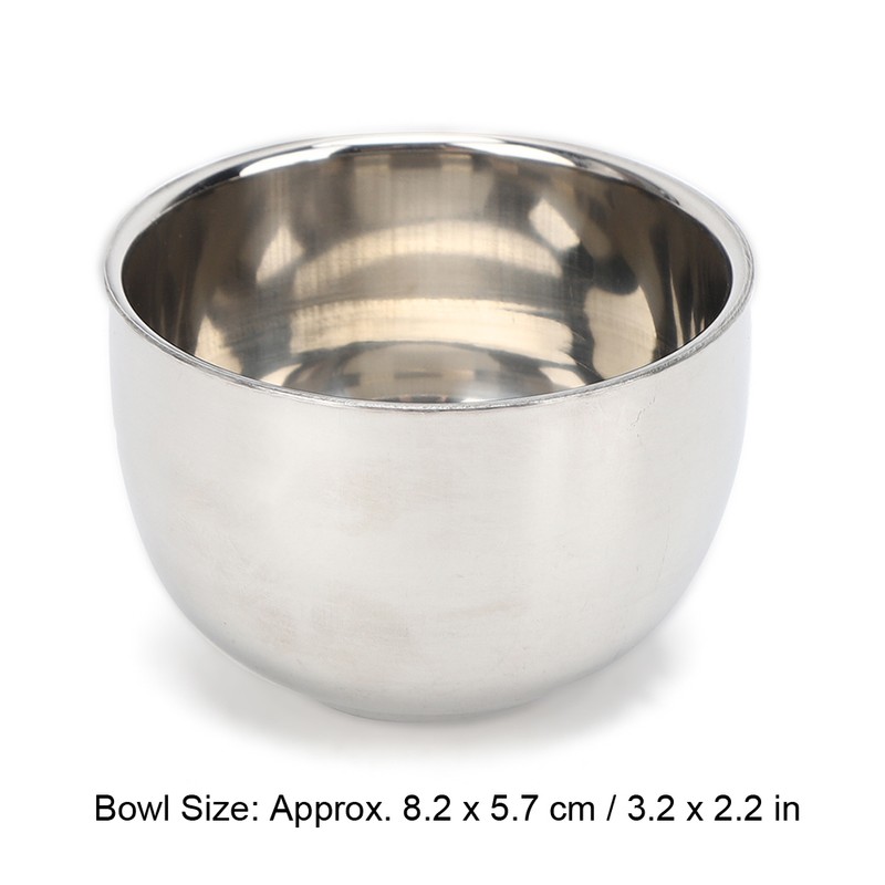 3Pcs/Set Shaving Tool Kit Brush with Stainless Steel Bowl Bracket