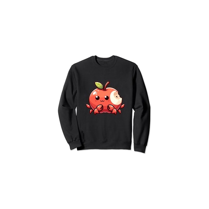 Crab Legs Apple Salty Crab Sweatshirt, black