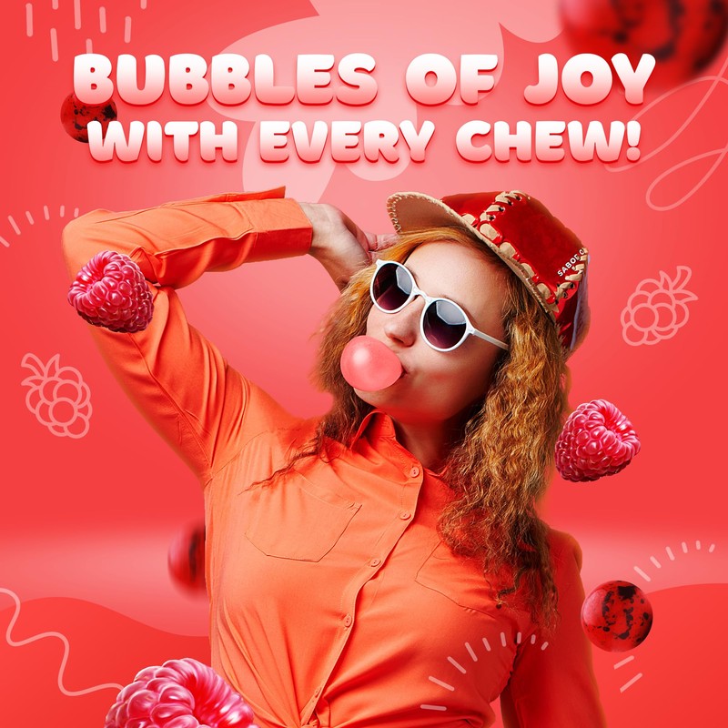 Gumballs for Gumball Machine - Berry Mix 1 Inch Bubble