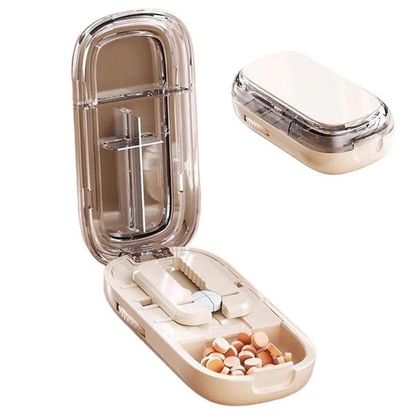 Small Pill Cutter,Portable Tablets Slicing Tool | Weekly Pill Half