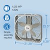 Air King 9723 20-Inch 3-Speed Box Fan , White