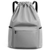 Drawstring Backpack Waterproof Gym String Bag for Women Men, Pull