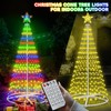 30+ Modes Smart Prelit Christmas Cone Tree with Lights -