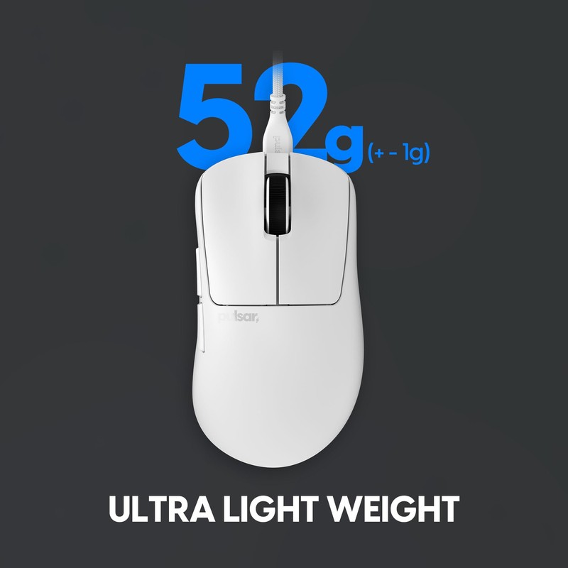 Pulsar Gaming Gears Xlite Wired Gaming Mouse, Ultra Lightweight 1.83