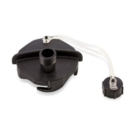 Camco 39463 Sewer Cap With Hose Connect, Black, 3/4"