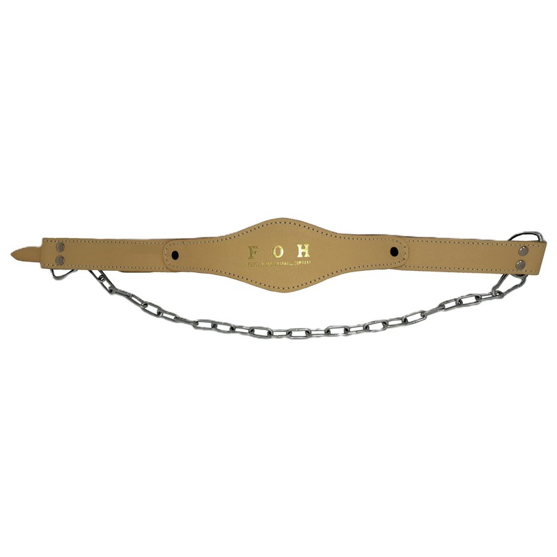 Force of Habit Head Harness Leather 24" Steel Chain Roller