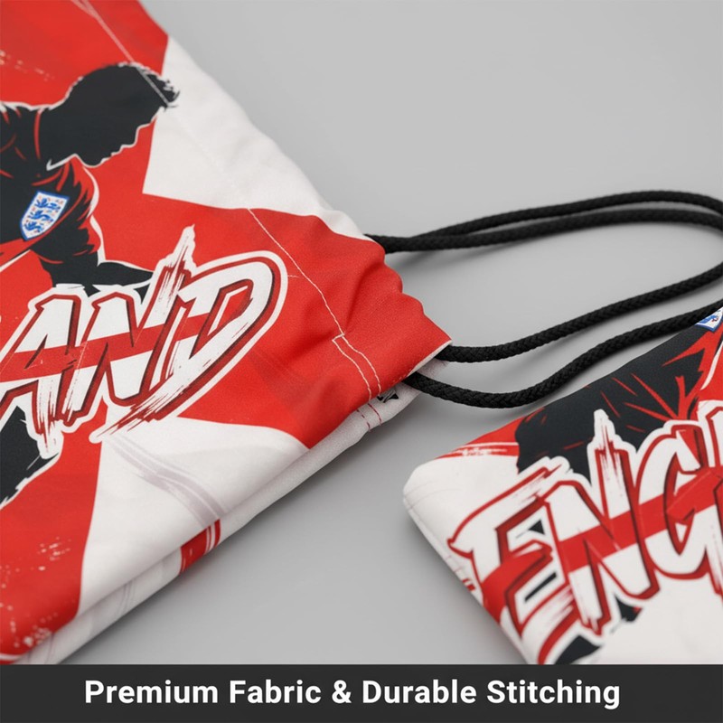 Jidkhfk 2PCS World Cup Football 2026 England Drawstring Bags Sleeves