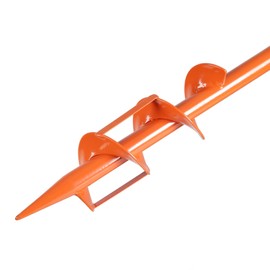 Post Hole Digger, 24.9×39In Hand Auger Post Hole Digger with Non-Slip Handle, 1PCS Gloves,10PCS Plant Labels, for Hole Digger for Fence Posts,Hole Digger for Plants,Deep Cultivating, Seedlings ( Size