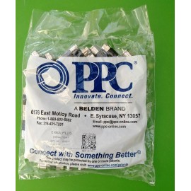 PPC (50X8) PPC EX6XLPLUS RG6 Universal Compression Connectors - 8 BAGS of 50