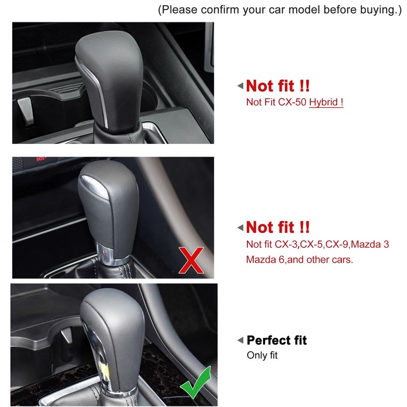 ANFOKAS Compatible with Mazda 3 CX-30 CX-50 Accessories Sporty Car
