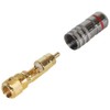 DAYTON AUDIO RCAX-AU Audio Grade RCA Plugs | 2 Pairs