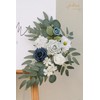 Piklado Faux Flower Swag Set of 2 for Wedding Welcome
