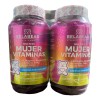 Vitaminas Mujer Belabear Sabor Frutos Rojos 100g 2 Piezas
