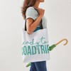 CafePress Ready To Roadtrip Print Polyester Tote Bag 16"x16"