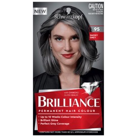 Schwarzkopf Brilliance, Permanent Hair Colour, 95 Smoky Grey