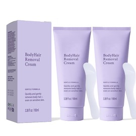 2 Pcs Body Hair Removal Cream,Hair Removal Cream Sensitive Skin,Gentle and Effective Depilatory Formula for Smooth Skin,Ideal for Legs, Arms, and Bikini Area, Suitable for Both Women and Men