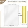 WIKDAY Cellophane Treat Bags with Ties 6x10 Inches 200 PCS