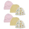 UD_Baby Girl Infant Caps (pack Of 6) Nc_0323
