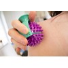 Massage ball with holder, nub ball, hedgehog ball, spiked ball,