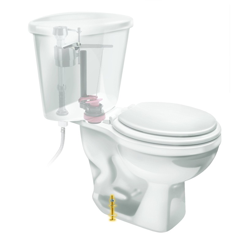 Fluidmaster 7111 Universal 3-Inch Bowl to Floor Bolts, Includes 2