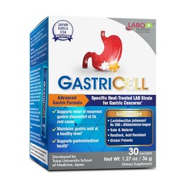 LABO Nutrition LABO Nutrition GASTRICELL - Target H. Pylori, Acid Reflux, Heartburn, Gastric Acid - Addresses Recurring Gastric Problems, Natural Defence Against Gastric Distress 30