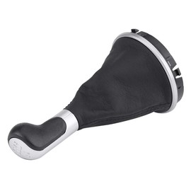 5J0711113F 5-Speed Gear Knob Lever Boot Cover Suitable for MK2 Roomster Black