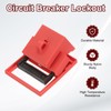 MECCANIXITY Circuit Breaker Lockout Clamp-on Industrial Grade Miniature Loto Breaker
