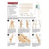 Creative Mark Thrifty Wood Tripod Display Easel Stand for Painting