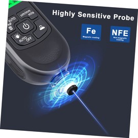 Hohopeti Gauge Car Coating Thickness Precision Thickness Gauge for Automotive Paint Measurement Range High Accuracy Compact Design Essential Tool for Material Treatment