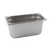 Genware NEV-GN13-100 Stainless Steel Gastronorm Pan, Size 1/3, 100 mm