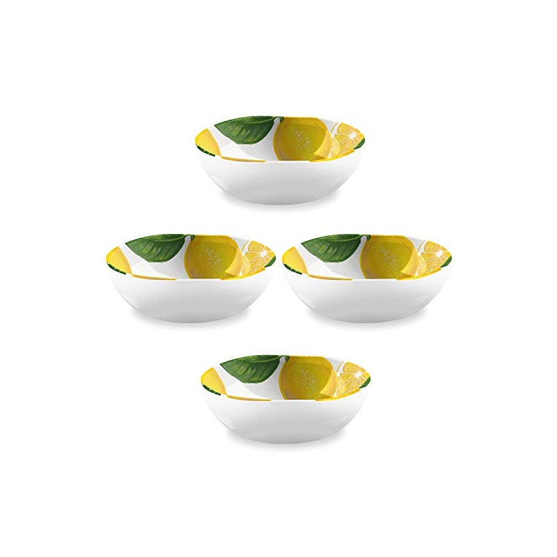 Lemon Fresh Melamine Bowl Set (4)