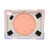 Tablet Case Silicone Hard PC Precise Cutouts Adjustable Strap 360