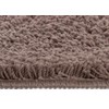 Brandsseller Heart Bath Mat, 70 x 80 cm, Taupe
