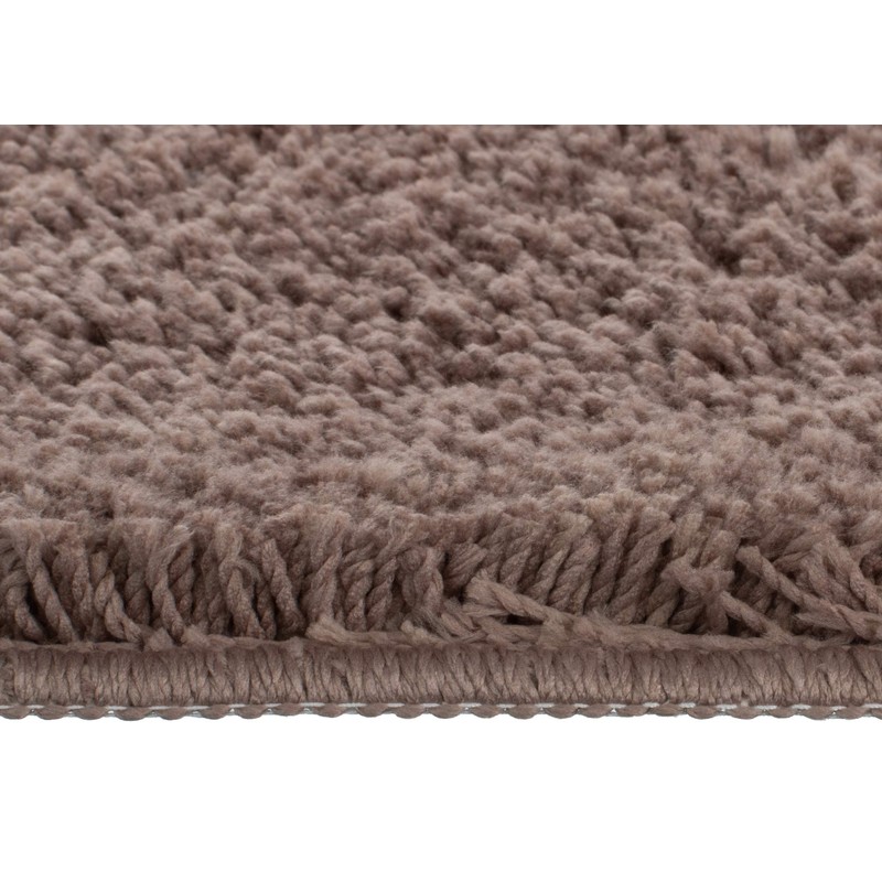 Brandsseller Heart Bath Mat, 70 x 80 cm, Taupe