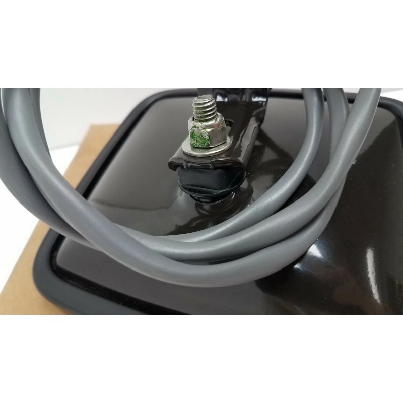 VELVAC 708147 6.5" X 6" HEATED CONVEX MIRROR SS WIRE