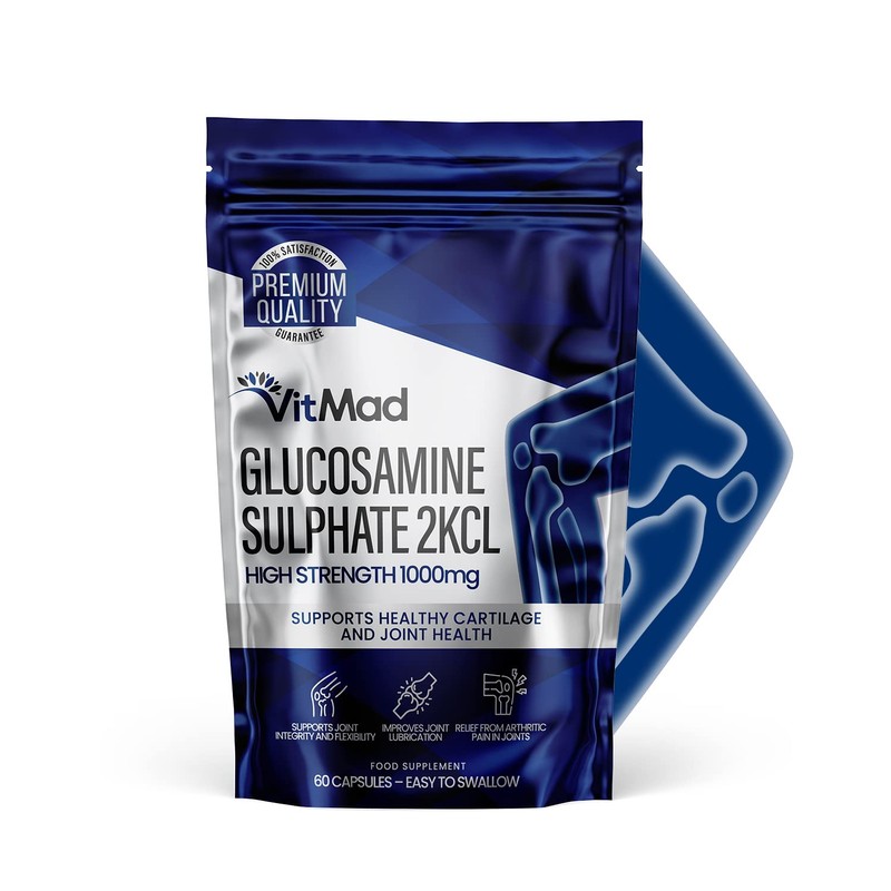 Glucosamine Sulphate 2KCl 1000mg 60 Capsules Joint Health Support