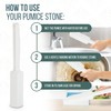 Powerstone Pumice Stone Toilet Bowl Cleaner with Extra Long Handle