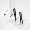 Junguk Georaesa 3-Compartment Transparent Acrylic Pencil Holder, Straight Connection