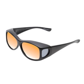 Medspex Fl011 Color Therapy Mood Glasses Black/Orange Photophobia Fluorescent Light Sensitivity Chromotherapy Chakra Healing