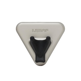 Leaf Shave | Shower Holder, Silver - Shower and Bathroom Adhesive Razor Wall Hook Compatible Only with The Leaf Razor