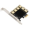 PCI E 1 to 6 Riser Card IC Heat Sink