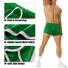AIMPACT Men's Sports Running Shorts Mesh Quick Dry Shorts, Green