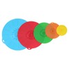 5Pcs/Set Multifunctional Bowl Lid Food Grade Silicone Vacuum Sealing Cover