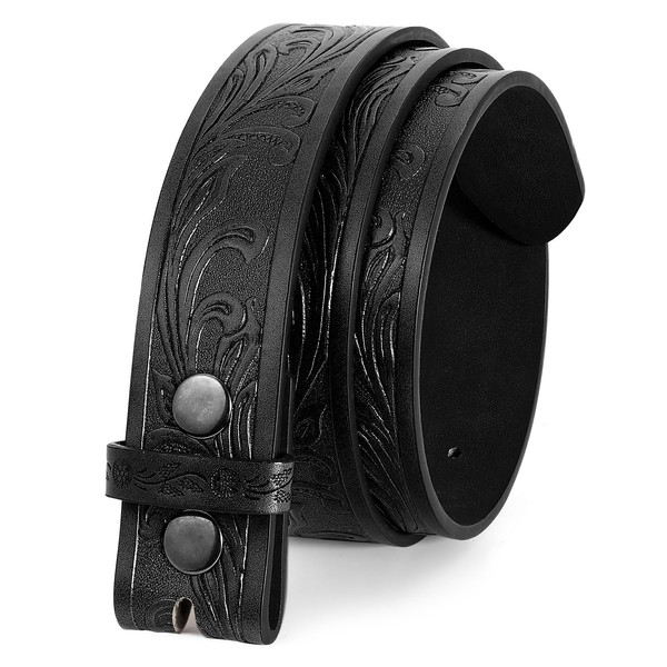 UpFind Men Women Western Belt Strap without Buckle 1.5" Wide