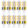 OPXELUYO 10 Pack G4 AC/DC 12V Led Bulbs 3W Equivalent