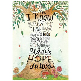 Creative Teaching Press Wall Décor, Religious Jeremiah 29:11 Rejoice Inspire U Poster (2303)