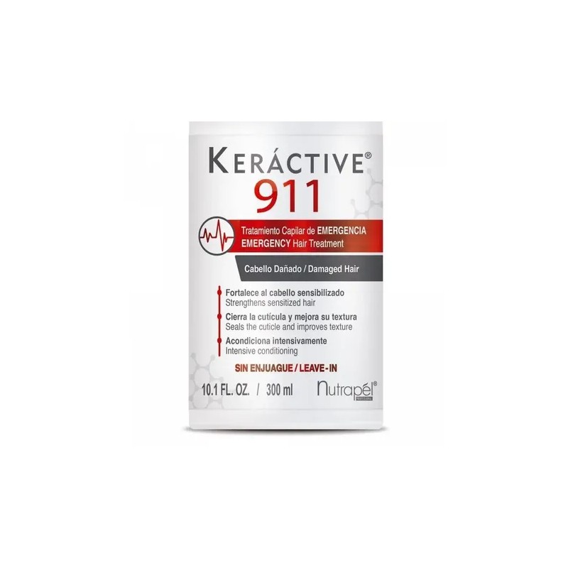 Keractive 911 Tratamiento Capilar de Emegencia sin Enjuague Nutrapel