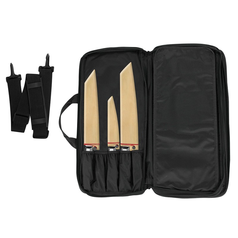 Shun Knife Roll, 20 Slot Kitchen Knife Holder, Carrying Case