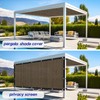 Sunocity 90% Sun Shade Cloth with Grommets, 8'X 20' Mocha