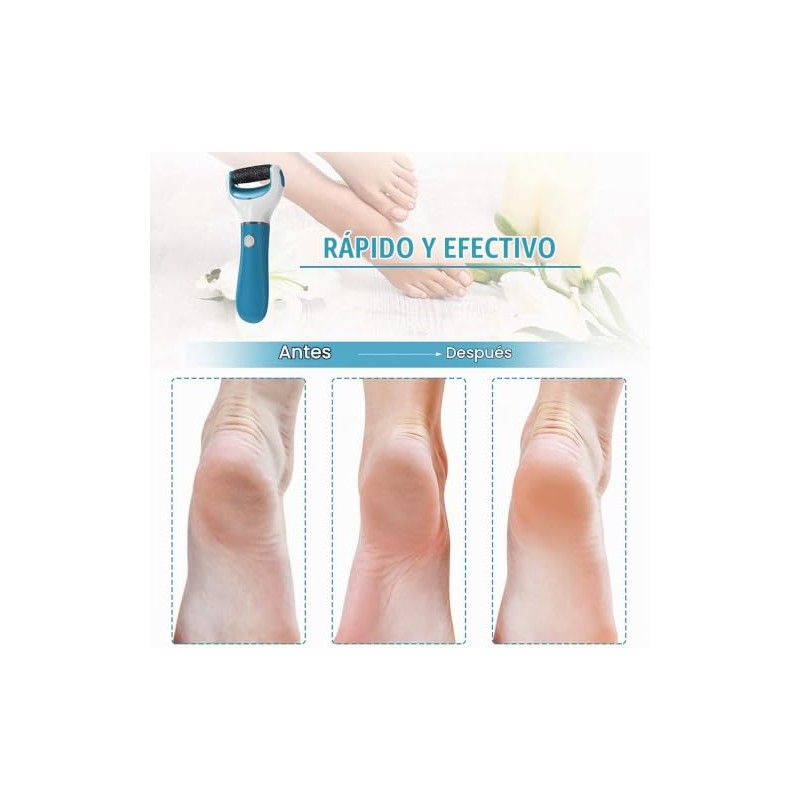 Lima eléctrica para pies profesional, herramienta de pedicura recargable de